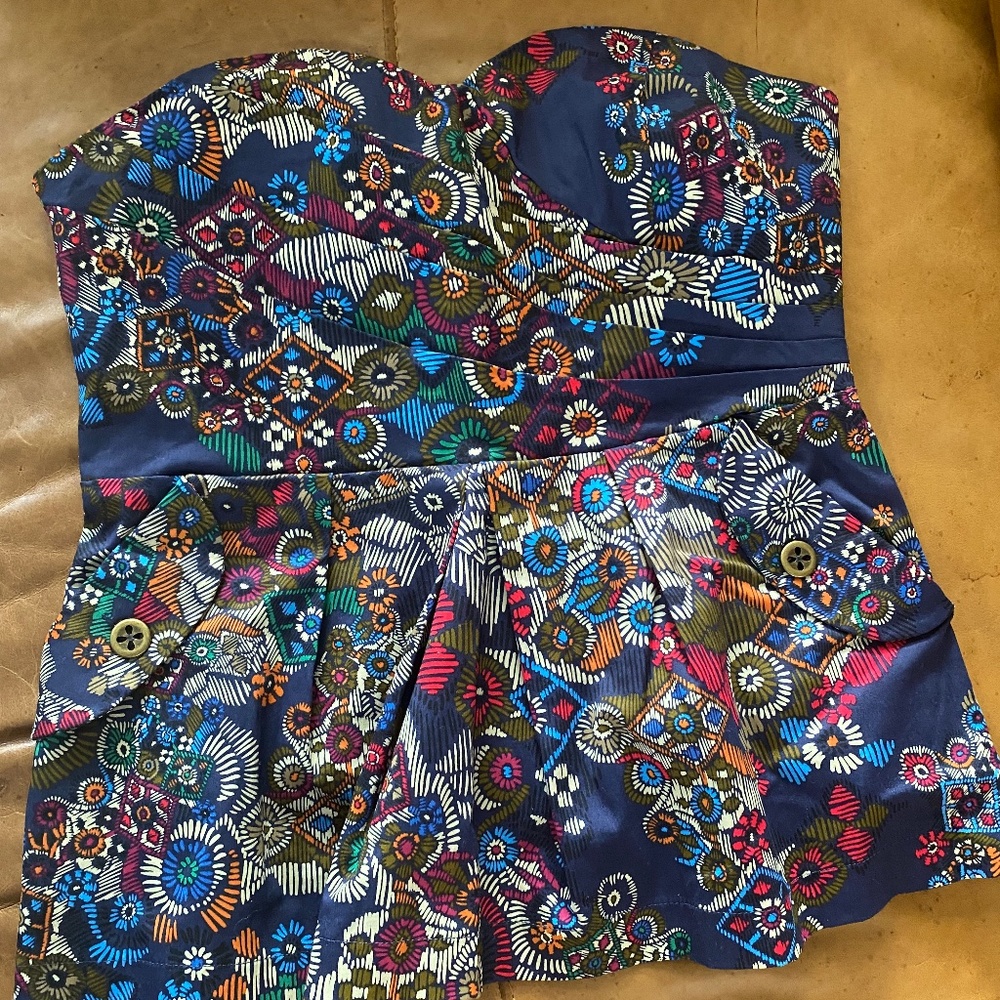 Anthropologie corset Sz 10 Multicolored